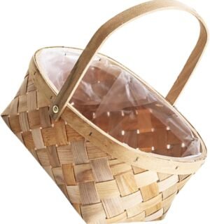 Plants Storage Basket Flower Storage Basket Woven Plant Pot Home Decorative Basket Rattan Small Basket