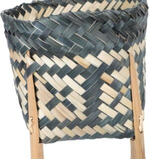 Bamboo Flower Basket Woven Flower Container for Home Decoration